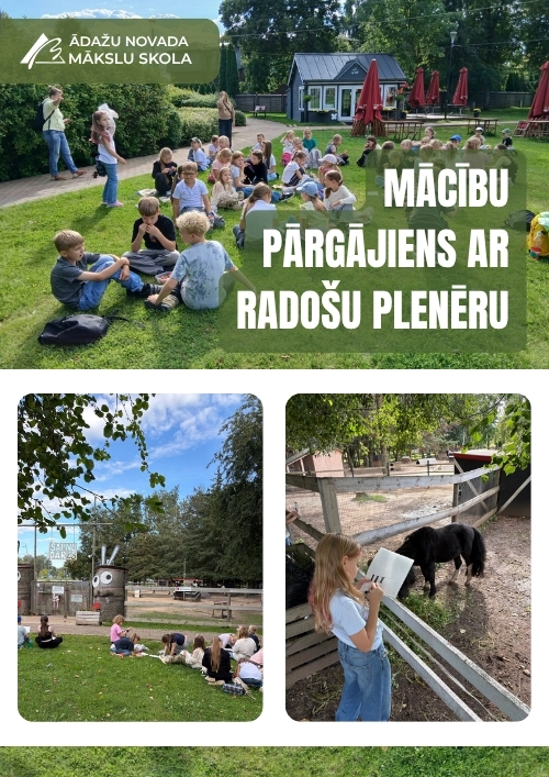 Mācību pārgājiens ar radošu plenēru